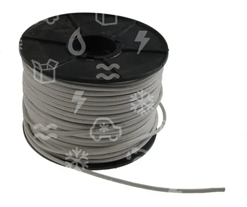 kabel topný metráž, 15 W/m, 230 V, 50 Hz, silikonový